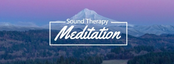 Sound Therapy  Facebook Cover