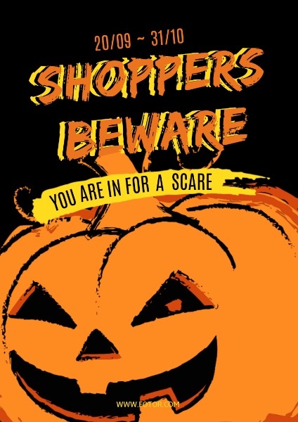Halloween Shopping Flyer