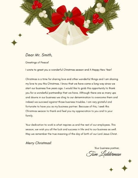 黄色圣诞信头 信纸
