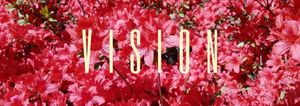 赤い花背景ビジョンタンブラーバナー Tumblrバナー