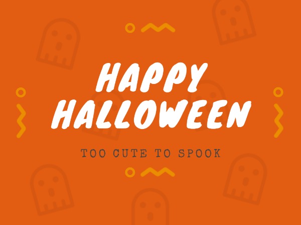 Spook happy halloween Card