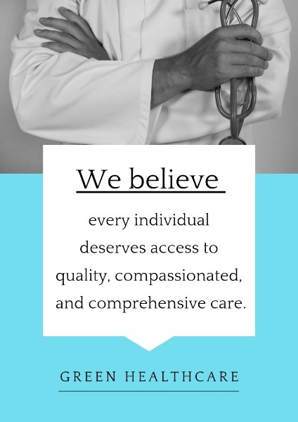 Simple Healthcare Poster