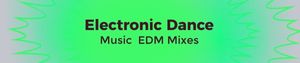 グリーンエレクトロニックダンスEDMミックス Soundcloudバナー