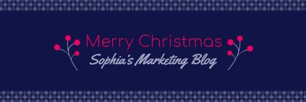 christmas, holiday, vacation, Marketing Blog Email Header Template
