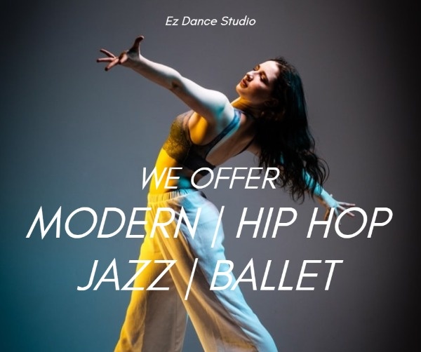 Modern Dancing Courses  Facebook Post