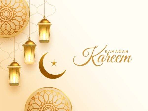 eid, mubarak, greeting, Golden Luxury Illustration Ramadan Kareem Card Template