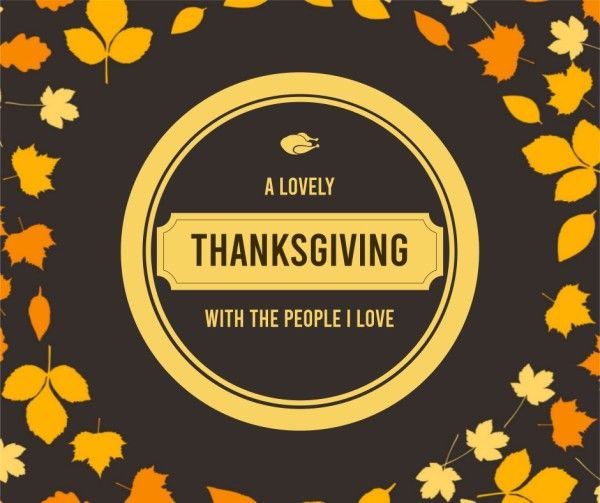 holiday, festival, celebration, Thanksgiving Facebook Post Template