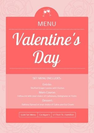 valentines day, festival, holiday, Pink Happy Valentine Day Flyer Template