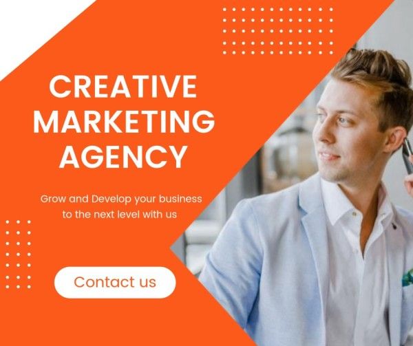 Orange Digital Marketing Agency Introduction Facebook Post