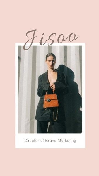 Pink Handbags Brand Building Instagram Story