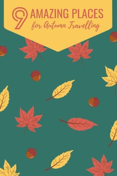tips, season, relax, Autumn Travelling Pinterest Post Template