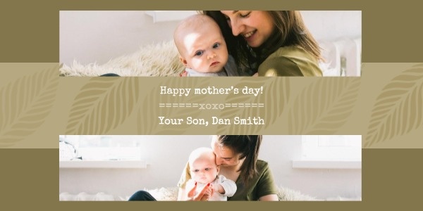 Happy Mother's Day Simple Collage Twitter Post