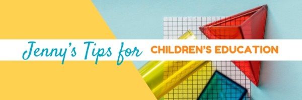 back to school, educate, school, Education Parenting Tips Twitter Cover Template