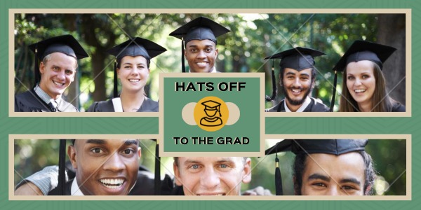 Graduation Collage Twitter Post