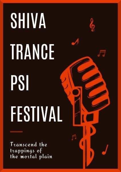 music festival, show, performance, Musical Festival Poster Template