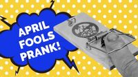april fools' day, fools day, april 1st, April Fools Prank Youtube Thumbnail Template