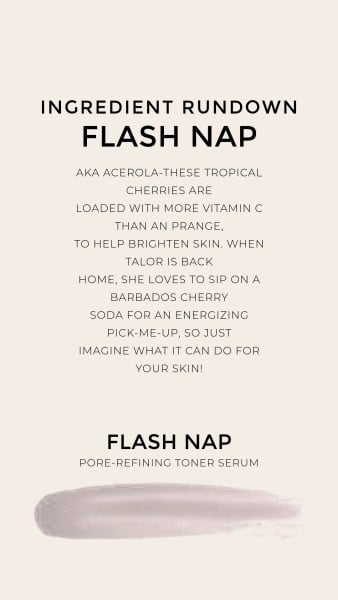 Beige Flash Nap Instagram Story