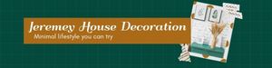 simple, life, lifestyle, Green Vintage House Decoration ETSY Cover Photo Template