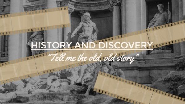 life, record, old story, History And Discovery Youtube Channel Art Template
