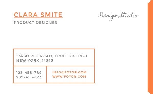 Blue Design Studio Business Card Business Card