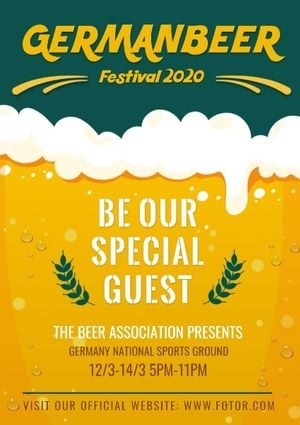 Germany Beer Festival Poster