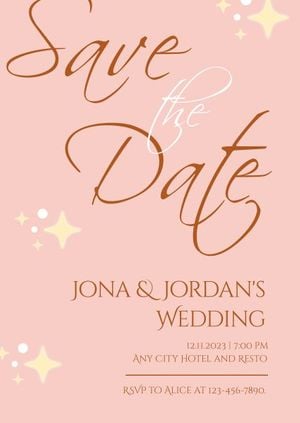 Free Customizable Save The Date Invitation Templates Fotor Graphic Designer