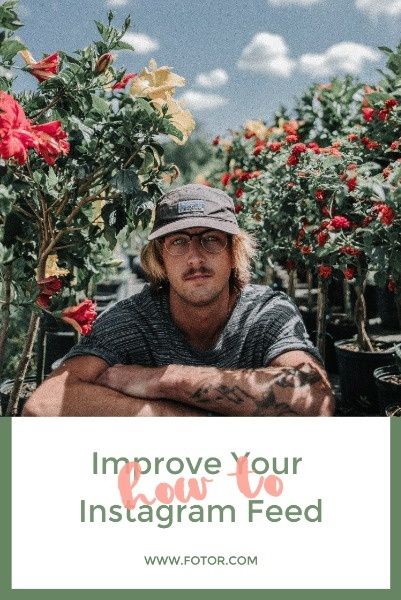 social media, sns, tutorial, How To Improve Your Instagram Feed Pinterest Post Template