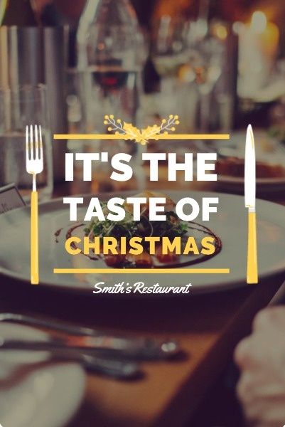 圣诞晚餐的味道 Pinterest短帖