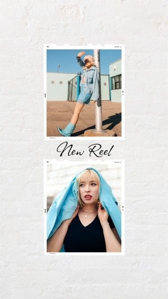 instagram reels, photo, photo collage, White Minimalist New Reels Cover Instagram Story Template