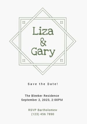 save the date, marriage, marry, Formal Invitation Template