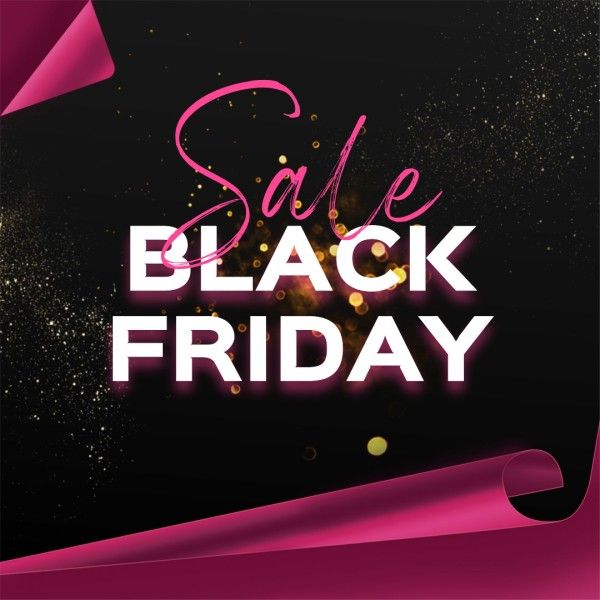 blackfriday, social media, business, Red Black Friday Sale Instagram Post Template