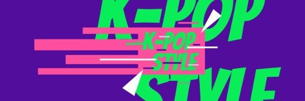 pop music, music, musical, K-pop Style Twitter Cover Template