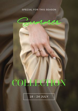 Elegant Summer Collection Poster