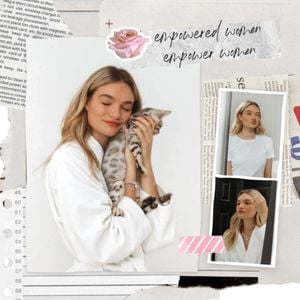 women's day, moodboard, life, White Internation Womens Day Collage Photo Collage (Square) Template