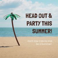 season, story, media, Summer Party Instagram Post Instagram Post Template