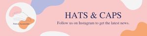 etsy shop, sale, retail, Hats  ETSY Cover Photo Template