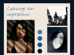 fashion, style, trends, Leaving An Impression Photo Collage 4:3 Template