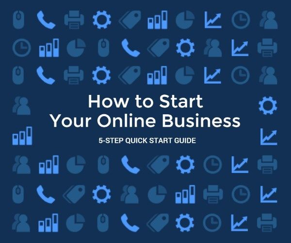 small business, tips, sale, How To Start Your Online Business Facebook Post Template