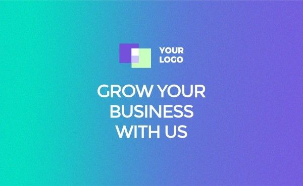 markeitng, vector, logo, Gradient Branding Business Digital Marketing Agency Business Card Template