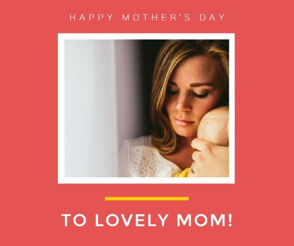 thank you, greeting, wishing, Happy Mother's Day Facebook Post Template