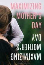 thx, gratitude, greeting, Mother's day kiss Pinterest Post Template