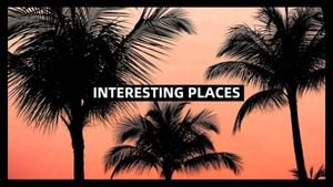 travel, scenery, trip, Interesting Places Youtube Channel Art Template