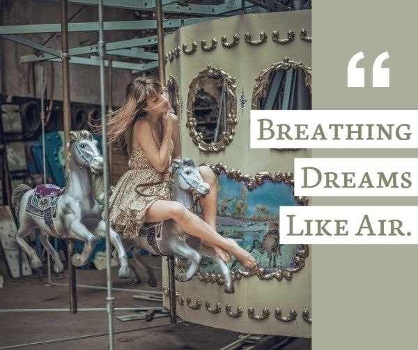 空気のような呼吸の夢 Facebook投稿