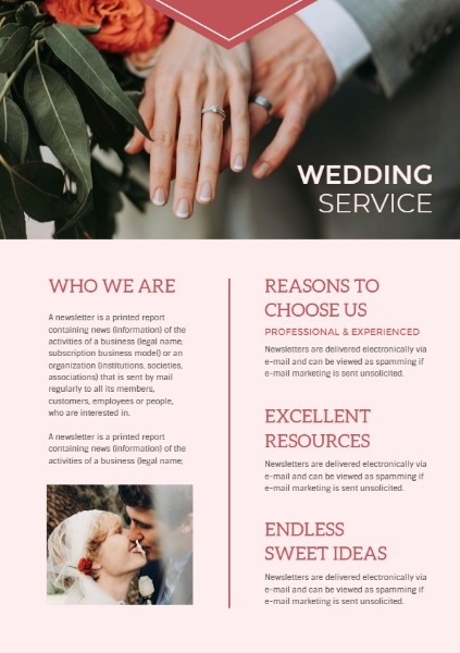 Wedding Service Ads Flyer