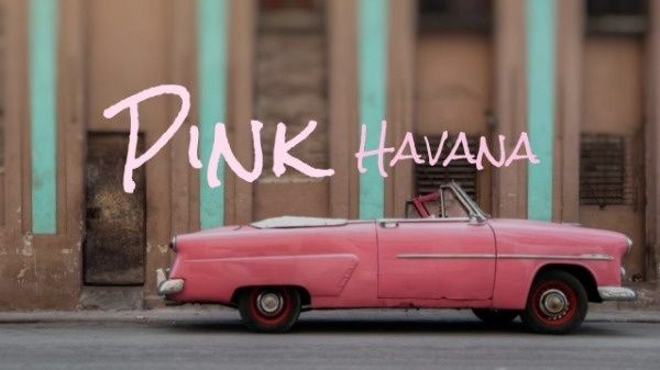 facebook ad, advertisement, ads, Pink Havana Youtube Channel Art Template