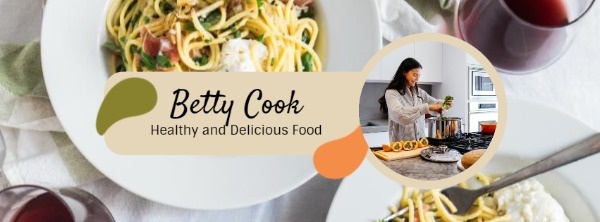 Delicious Food Youtube Channel Banner Facebook Cover