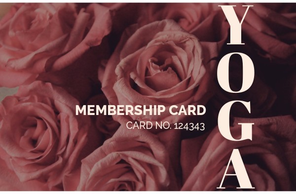 Yoga ID Card ID Card