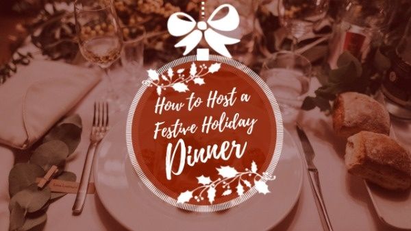 holiday, tutorial, tip, Christmas Dinner Preparation Youtube Thumbnail Template