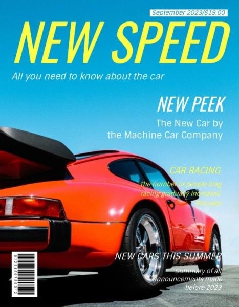 cars, photo, vehicle, Car News Magazine Book Magazine Cover Template