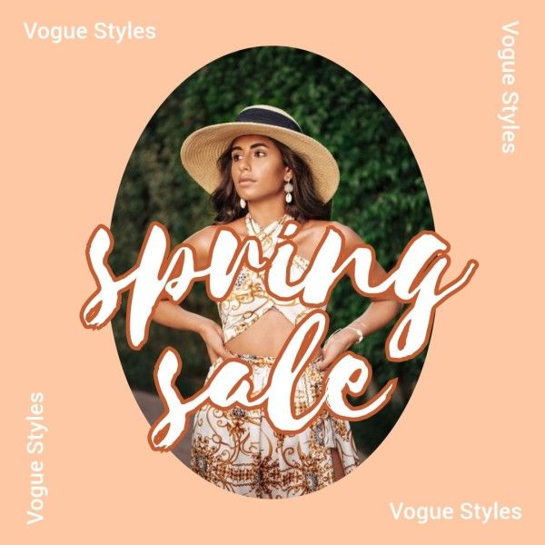 promotion, discount, fashion, Orange Black Friday Sale Instagram Post Template